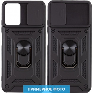 Ударопрочный чехол Camshield Serge Ring for Magnet для Xiaomi Poco X4 Pro 5G Черный (209929)