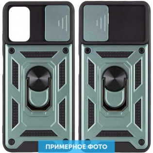 Ударопрочный чехол Camshield Serge Ring for Magnet для Xiaomi Poco X4 Pro 5G Зеленый (209924)