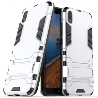 Ударостійкий чохол-підставка Transformer для Xiaomi Redmi 7A з потужним захистом корпусу / Satin Silver (109772)