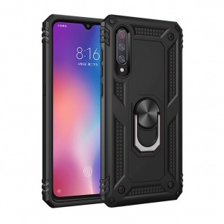 Ударопрочный чехол Serge Ring под магнитный держатель для Xiaomi Mi 9 SE Черный (106907)
