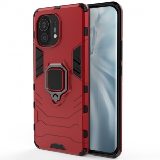 Ударопрочный чехол Transformer Ring for Magnet для Xiaomi Mi 11 Lite Красный / Dante Red (187357)