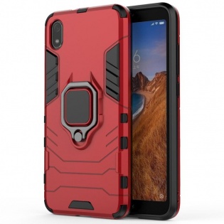 Ударопрочный чехол Transformer Ring под магнитный держатель для Xiaomi Redmi 7A Красный / Dante Red (106924)