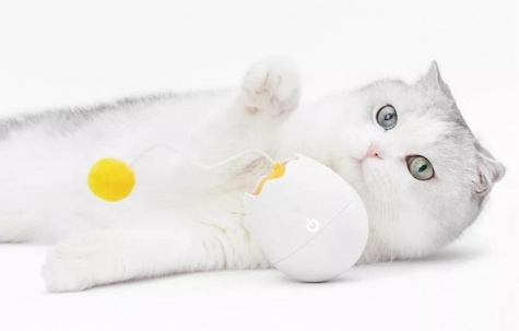 Умная игрушка для кошки Xiaomi FurryTail Toy (70 х 70 х 90 mm) White