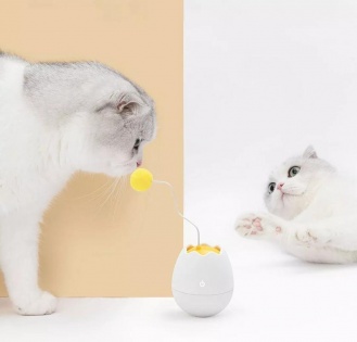Умная игрушка для кошки Xiaomi FurryTail Toy (70 х 70 х 90 mm) White