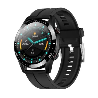 Розумний годинник Lemfo TK28 Silicone з вбудованим мікрофоном (Midnight Black)