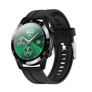 Умные часы Lemfo TK28 Silicone со встроенным микрофоном (Midnight Black)