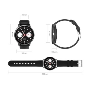 Умные часы Lemfo ZL02 Pro со встроенным микрофоном (Черный)