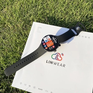 Умные часы Linwear LA24 с AMOLED дисплеем (Черный)
