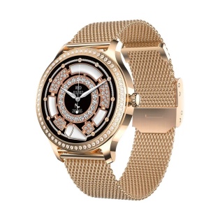 Умные часы Linwear LW105 Metal с мониторингом здоровья (Золотой)