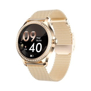 Умные часы Linwear LW105 Metal с мониторингом здоровья (Золотой)