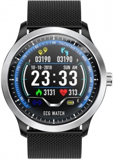 Умные часы Blaze Watch N58 с тонометром и ЭКГ (Черный)