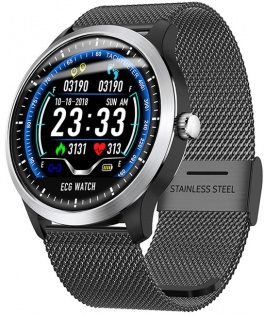 Умные часы Blaze Watch N58 с тонометром и ЭКГ (Черный)