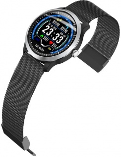 Умные часы Blaze Watch N58 с тонометром и ЭКГ (Черный)