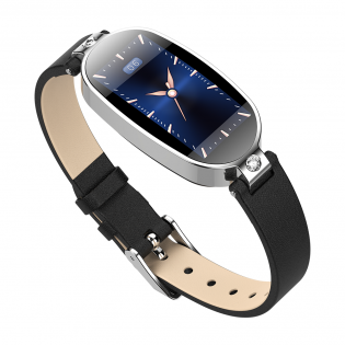 Умные часы фитнес браслет Finow B79 Silver с тонометром и ЭКГ (Черный)