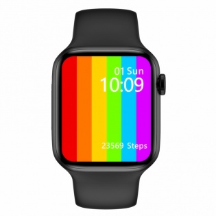 Розумний годинник IWO 10 Lite Plus з вимірювачем тиску та пульсу (Чорний)