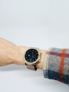Умные часы Jiks Watch с пульсоксиметром (Розово-золотой)