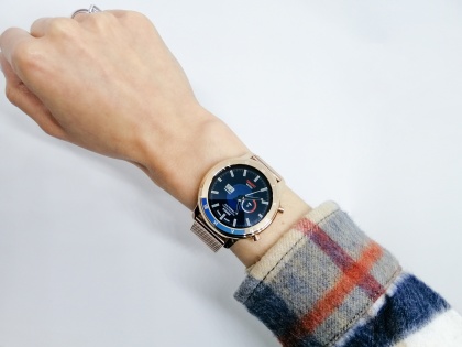 Умные часы Jiks Watch с пульсоксиметром (Розово-золотой)