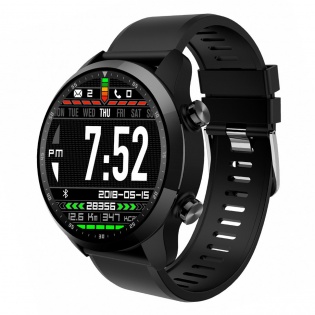 Умные часы King Wear KC06 с поддержкой 4G и встроенным GPS (Черный)