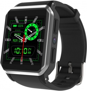 Умные часы King Wear KW06 на Android 5.1 с поддержкой 3G (Черный)