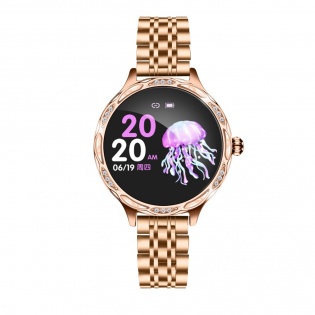 Умные часы Lemfo Fashion M9 с измерением давления (Золотой)