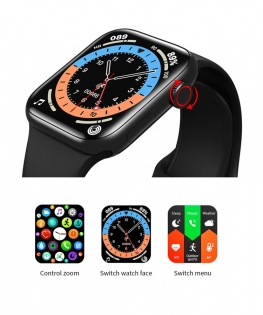 Розумний годинник Lemfo HW16 Silicone з вимірюванням тиску та кисню в крові (Чорний)