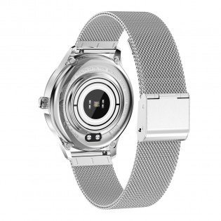 Умные часы Linwear LW07 Metal с измерением пульса и кислорода в крови (Серебристый)
