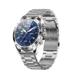 Умные часы Linwear LW09 Metal c измерением кислорода в крови (Серебристый)