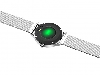 Розумний годинник Linwear LW10 Metal з пульсометром та моніторингом сну (Сріблястий)
