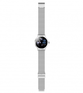 Розумний годинник Linwear LW10 Metal з пульсометром та моніторингом сну (Сріблястий)