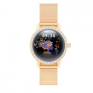 Розумний годинник Linwear LW20 Metal з тонометром (Золотий)