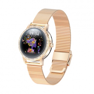 Розумний годинник Linwear LW20 Metal з тонометром (Золотий)