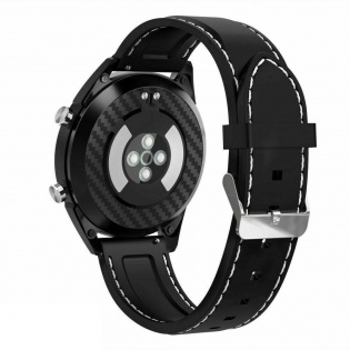 Умные часы No.1 DT28 Silicon с ЭКГ и сенсорным дисплеем (Черный)