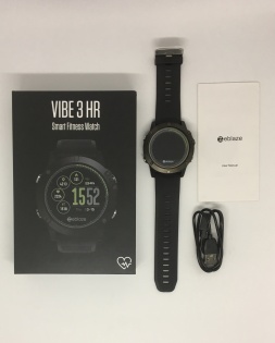 Умные часы Zeblaze VIBE 3 HR с пульсометром и шагомером (Черный)