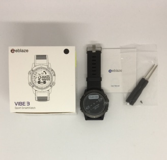 Умные часы Zeblaze VIBE 3 с шагомером и счетчиком калорий (Черный)