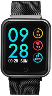 Умные смарт часы Smart Watch P68 с измерением давления (Черный)