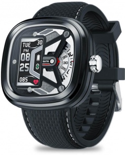 Умные смарт часы Zeblaze Hybrid 2 с измерением давления (Черный)