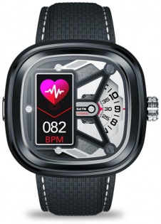 Умные смарт часы Zeblaze Hybrid 2 с измерением давления (Черный)