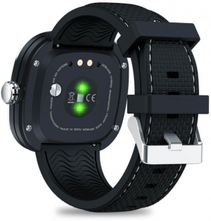 Умные смарт часы Zeblaze Hybrid 2 с измерением давления (Черный)