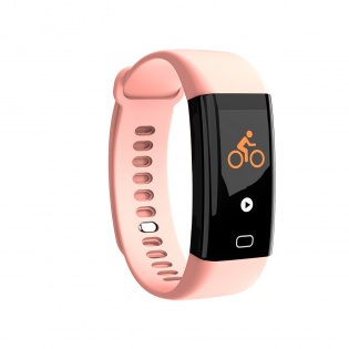 Умный фитнес браслет Lemfo F07 Health с измерением температуры (Розовый)