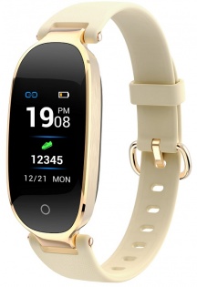 Умный фитнес браслет Lemfo S3 Plus с цветным дисплеем (Бежевый)