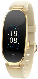 Умный фитнес браслет Lemfo S3 Plus с цветным дисплеем (Бежевый)
