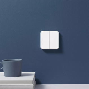 Умный выключатель (двухклавишный) Xiaomi MiJia (DHKG02ZM)