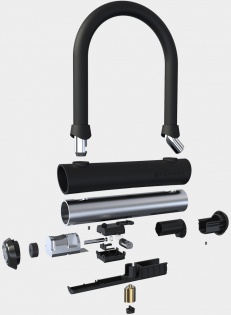 Умный замок Xiaomi Yeelock Smart Bluetooth U-Lock 350*201*38 (ZNUXS01YSB)
