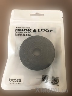 Универсальная лента для кабелей Xiaomi BCASE Manage Cable DSHJ-B-1901 Black 1m