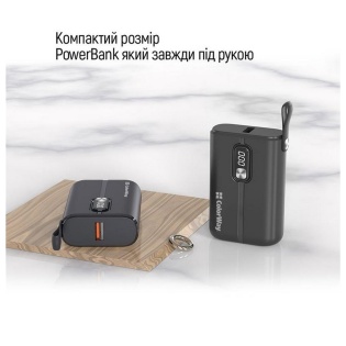 Универсальная батарея ColorWay Full Power 10000mAh Black (CW-PB100LPK2BK-PDD)