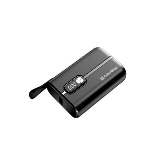 Универсальная батарея ColorWay Full Power 10000mAh Black (CW-PB100LPK2BK-PDD)