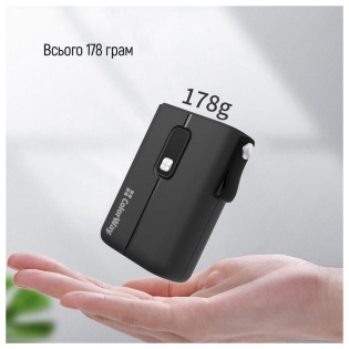 Универсальная батарея ColorWay Full Power 10000mAh Black (CW-PB100LPK2BK-PDD)