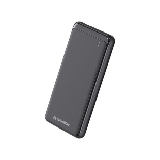 Універсальна батарея ColorWay Slim 10000mAh Black (CW-PB100LPF2BK)