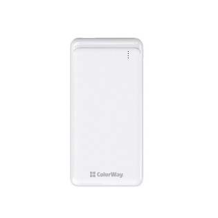 Універсальна батарея ColorWay Slim PD 10000mAh White (CW-PB100LPG3WT-PD)