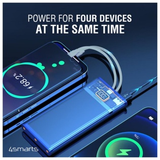 Універсальна мобільна батарея 4smarts Lucid 10000mAh 22.5W Blue